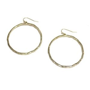Gold Circle Earrings
